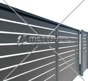 Забор из евроштакетника в Калининграде